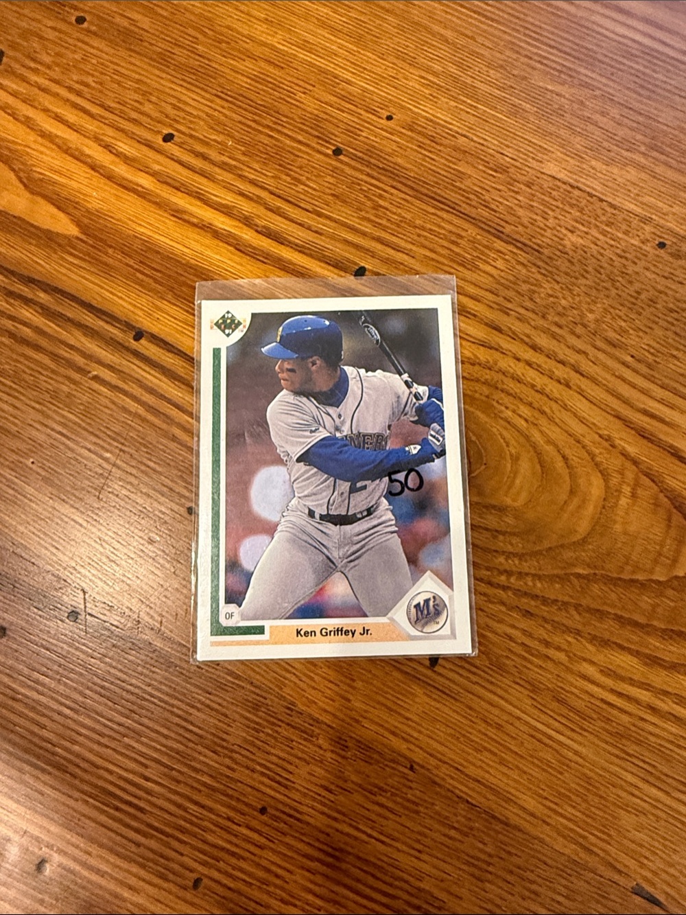 Ken Griffey Jr. Baseball Card - Blue and White Team Colors